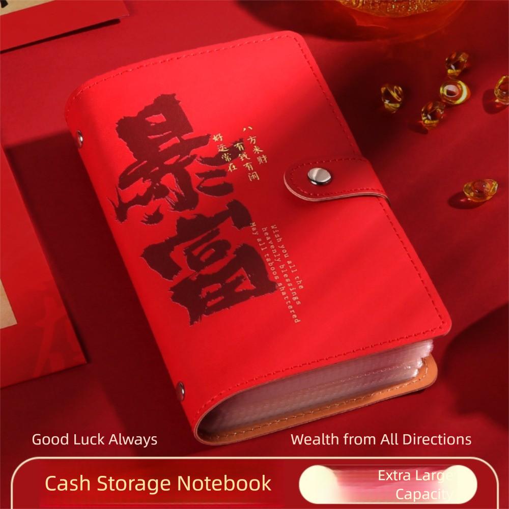 PU Money Collection Book Get Rich Overnight Savings Binder Mini Binder Savings Challenge  Couples