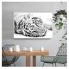 And Print Canvas Wall Art Picture Nordic Style Painting Modern Home Living Room Decoration Snow White Tiger Animal Poster