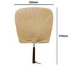 Kurikawa Shoten Shibu Sensen Fan, Persimmon Tannin, Kumamoto Traditional Craft, Handmade by Artisans, Size: 250 X 370mm