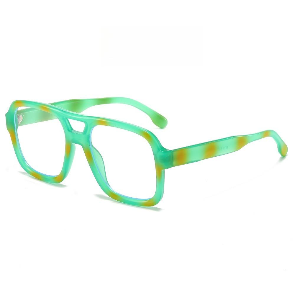 

1 шт. Женские очки с большой оправой, красивые, модные, с плоскими зеркальными прозрачными линзами, для лета, осени, на каждый день, для путешествий, школы, для украшения