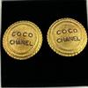 CHANEL Vintage large Circle Earring  gold Women Used