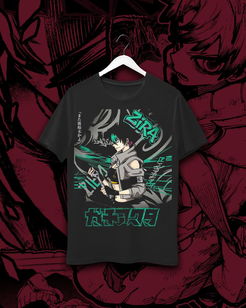 Hot Blooded Anime Manga Gachiakuta Graphic T-shirt Cotton Men Oversized Y2k Hip Hop Anime Short Sleeve Streetwear Male Clothing Street Short Sleeves