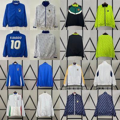 Mens Lightweight Windproof Sports Jacket Football Soccer Pre-Match Warm-Up Outdoor Activity