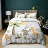 New 3D Print Animal African Animal Comfortable Duvet Quilt Cover Pillowcase Bedding Set Children Bedroom Decoration Home Textile