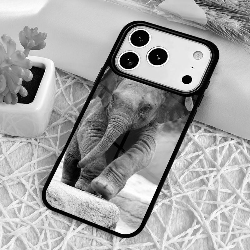

ADORABLE BABY ELEPHANT Phone Case for iPhone 17 Air 16 15 11 12 14 13 Pro Max Shockproof Cover iPhone 13