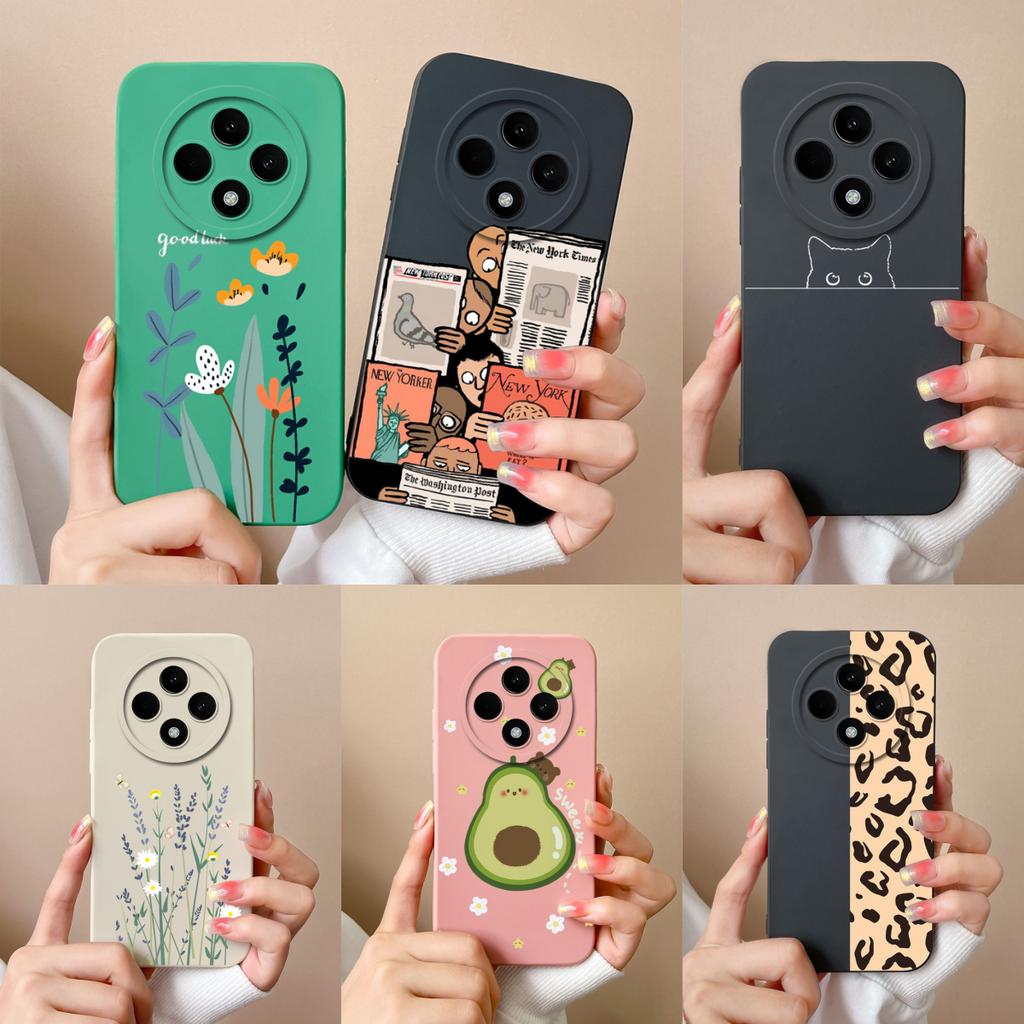 For Oppo Reno 12F Phone Case Simple Design Upgrade Liquid Silicone Full Coverage Bumper For Oppo Reno12F 12 F Back Cover Coque
