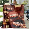 Cute & Kawaii-Style 3D Printed Blanket — Harry Potter Theme: Warm and Cozy Flannel Throw. Perfect for Bedrooms, Sofas, Beds, Sea