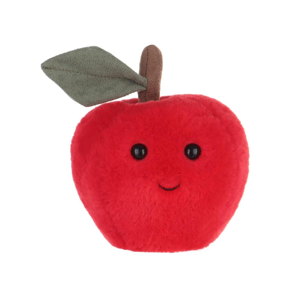 Apricot Lamb Sweet Apple Plush Toy for Kids, Soft and Cute, Fluffy Sweet Apple for Girls and Boys, 13cm