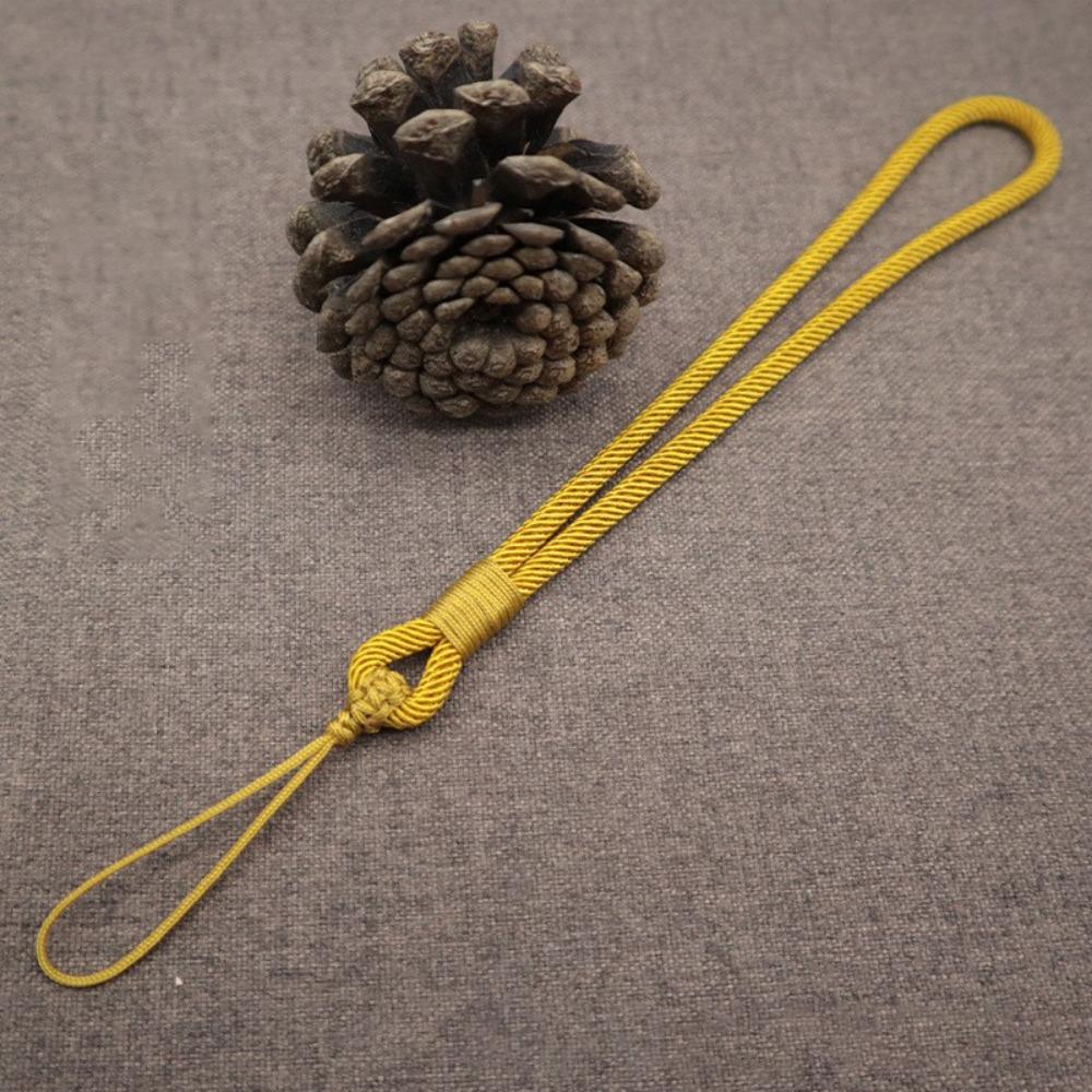 Simple Short Wrist Rope Handmade Phone Case Keychain Braided Rope Phone Lanyard  Phone Accessories
