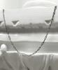 Blessed Bullet Square Chain Necklace_Silver 925_Antique Silver/Black Silver/Rose Gold/Gold