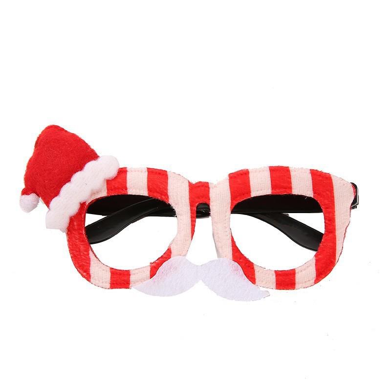 Festive Headband Eyeglass Frames: Christmas, Halloween, Valentine's Day & Party Glasses with Santa Claus Design