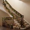 Christmas Tree Beaded Garland Faux Pearl Garland, Multi-Strand Swag Hanging Banner, Chain Classy Indoor Decorative Garlands Mantel Decoration