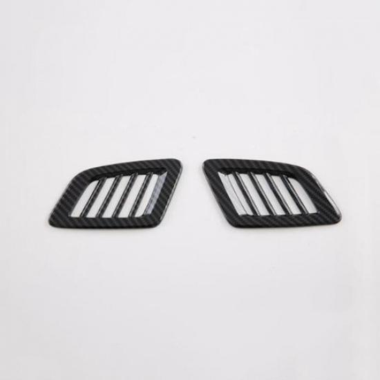 For Honda CR-V CRV 2023 2024 Carbon Fiber Dashboard Air Outlet Vent Cover Trim