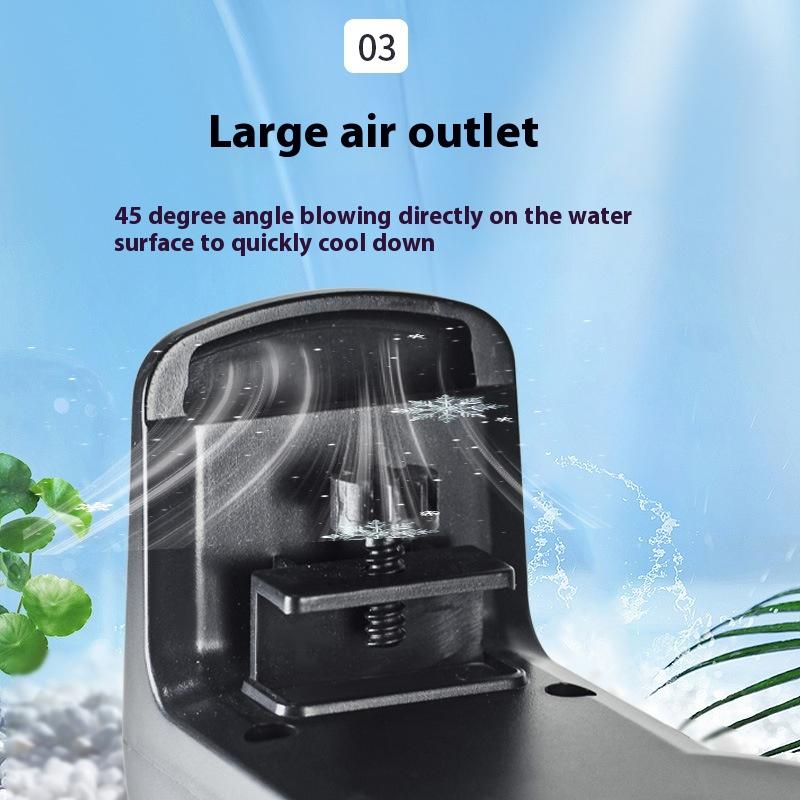 Mini Aquarium Kühlventilatoren Aquarium Fischbecken Aquatisches Haustier Kühlventilatorsystem USB Einstellbare Windgeschwindigkeit Kühler Fischbecken Zubehör