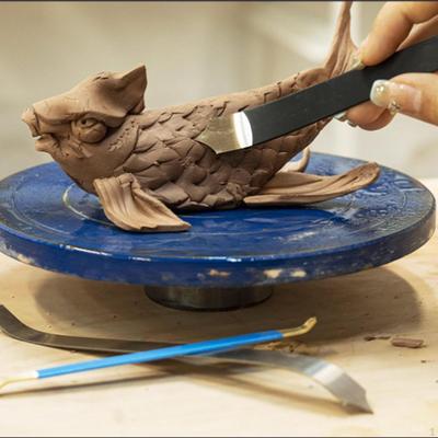 Pottery Tool Clay Sculpture Sturdy for Engraving Stainless Steel Practical Compact Reusable