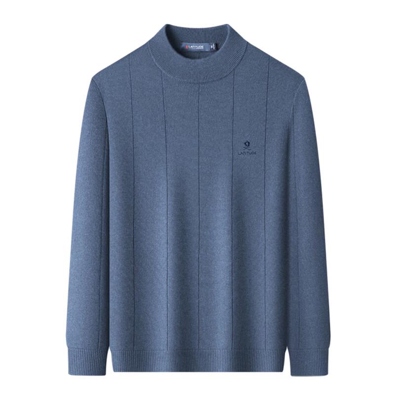 MONTAGUT Men's Cashmere Blend Crew Neck Sweater