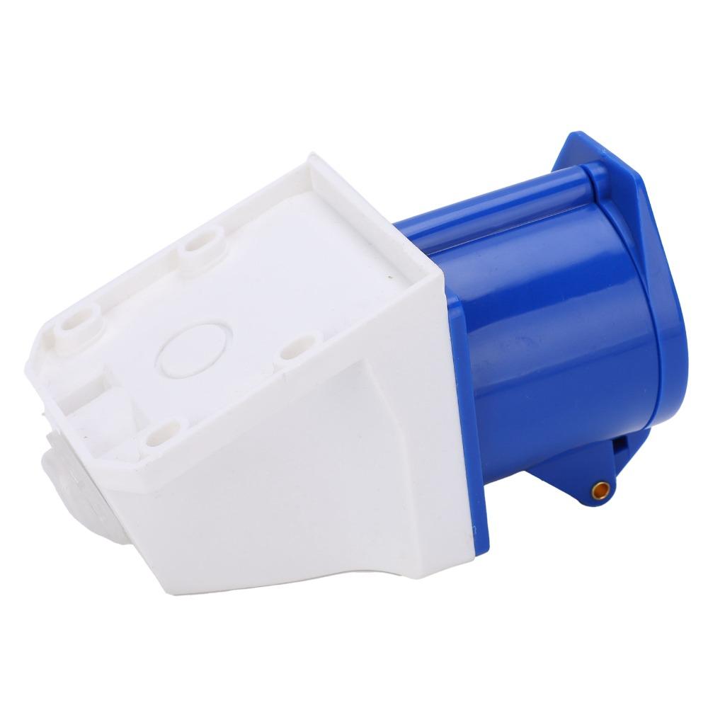 3 Cores 3‑Pin Industrial Socket 220-250V Industrial,Power Socket  Chemical Industry