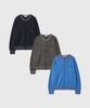 Generalidea Unisex Pocket Crew Neck Cardigan [3Col] / Gf1Ukc002
