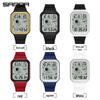 Sanda Astronaut Square Large Screen Unisex Multifunctional Watch with Detachable Strap