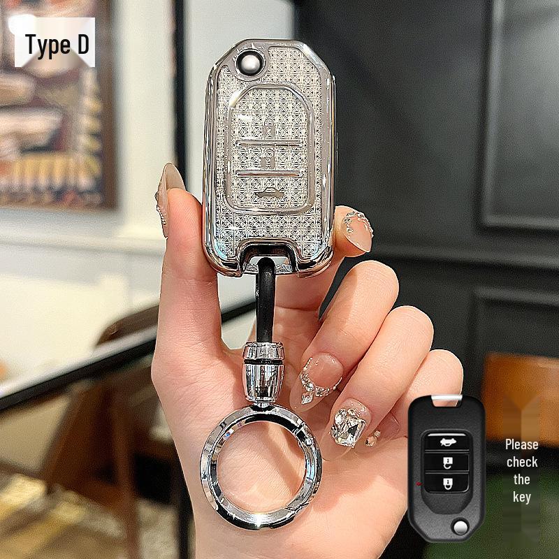 Compatible Car Key Cover for BZ Picture, XRV, Haoying, CRV, Lingpai, Jade, Civic, Accord, Fit