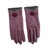 Women's Winter Touchscreen Gloves with Fur Ball - Rabbit Flannel, Warm and Stylish, Korean Style