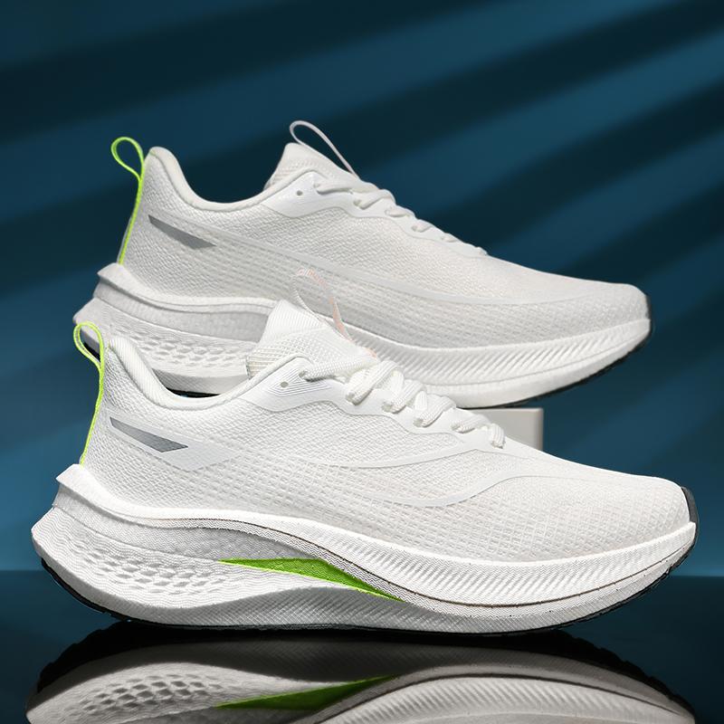 

Sneakers running shoes 2025 summer men s and women s same shoes friction sound real explosion carbon board fashion shock absorption casual versati 45