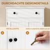 Washbasin Cabinet Modern And Freestanding With Soft Close Hangers Drawer And 2 Doors White