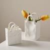 Nordische Dekorative Vase Handtasche Keramikvase Dekoration Haus Blumen für Dekoration Tischdeko Zubehör Zimmerdeko Vase Geschenk