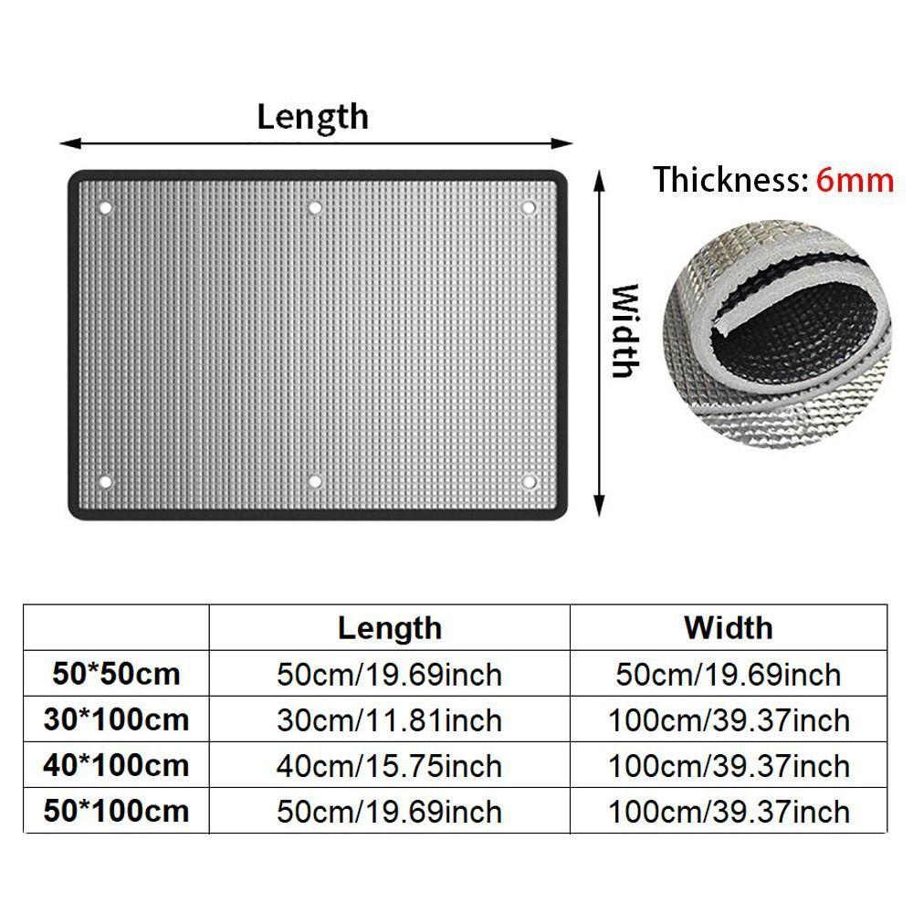Película Parasol para Ventana Anti-UV Protector Solar de Papel de Aluminio Almohadilla Protectora Película de Privacidad para Ventana para el Hogar