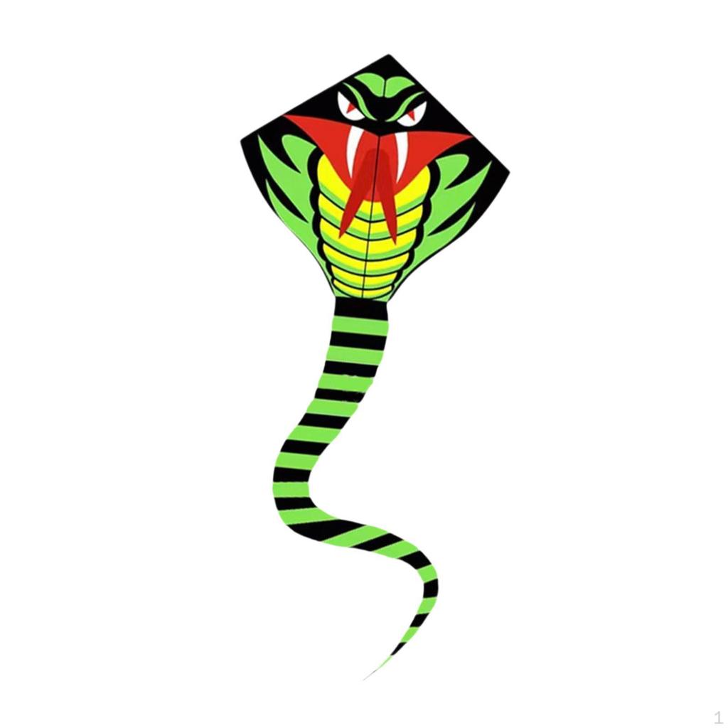 Drachen in Schlangenform Extra Groß Aktivität Einfache Steuerung Flugspielzeug Einleiner für Hinterhof Kinder