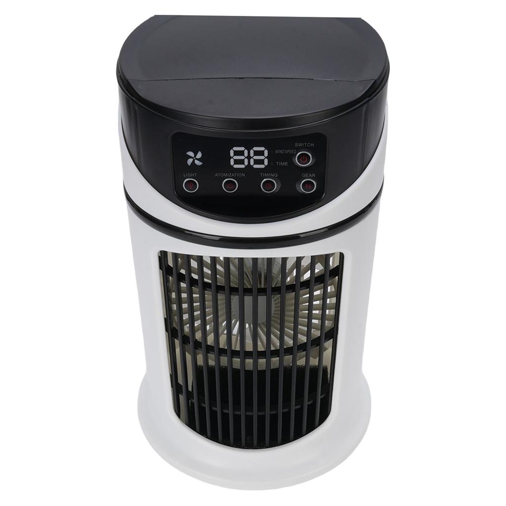 Taşınabilir Klima Vantilatörü 4'ü 1 Arada Tasarım 6 Kademeli Rüzgar Hızı 300ML Büyük Kapasiteli Su Tankı Hava