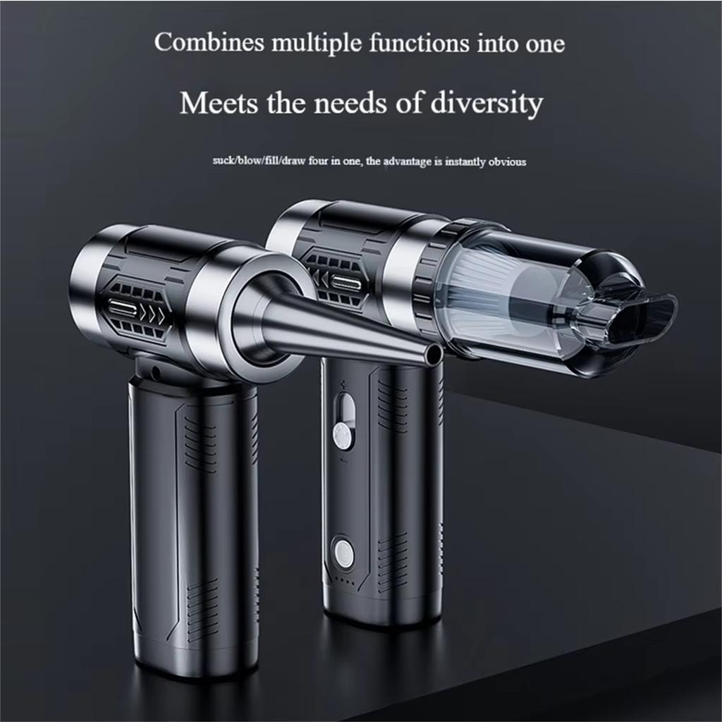 Compressed  Duster, Powerful  Blower Portable Fan Wireless Cleaner Charging Brushless Blower Tools,Handheld Blower