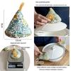 Mini Triangle Microwave Oven Glove High Temperature Resistant Thick Cotton Pot Cloth Cover for Baking Cooking Hot Pot Transfer
