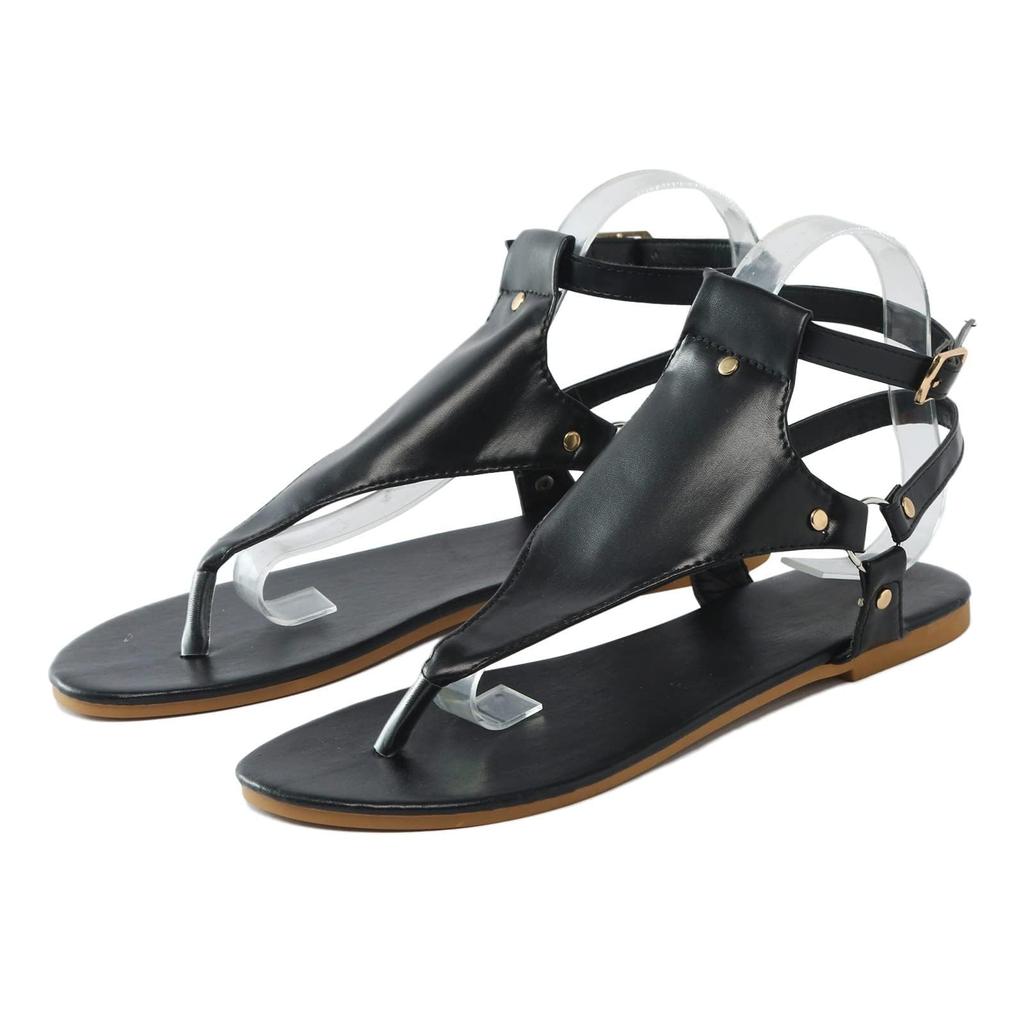 Summer Casual Flat Bottomed Lightweight and Comfortable Clip Toe Beach Sandals