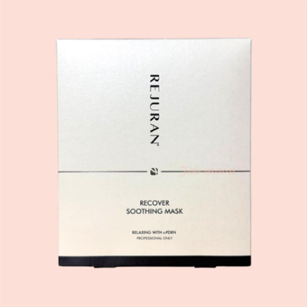 Rejuran Mask Pack Rejuran Recover Zklidňující maska Dermatologie Regenerační laserová péče po zákroku, 3 kusy blue