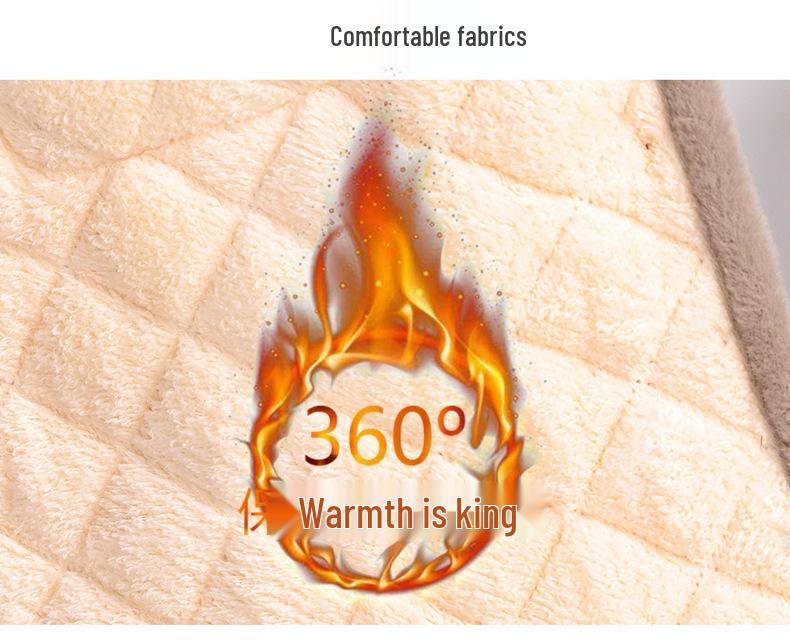 Warm Fleece-Lined Cotton Jacket for Middle-Aged & Elderly Women - Mid-Length, Loose Fit, Ideal for Autumn & Winter