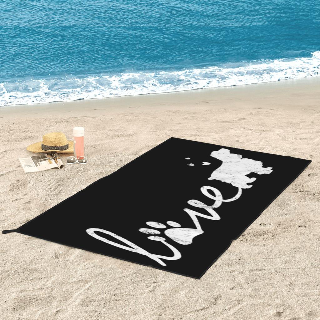 Amore per Cocker Spaniel Cane Amante degli Animali Regalo Telo da Spiaggia Morbido Microfibra Asciugatura Rapida Assorbente Asciugamani Rapidi Per Nuoto