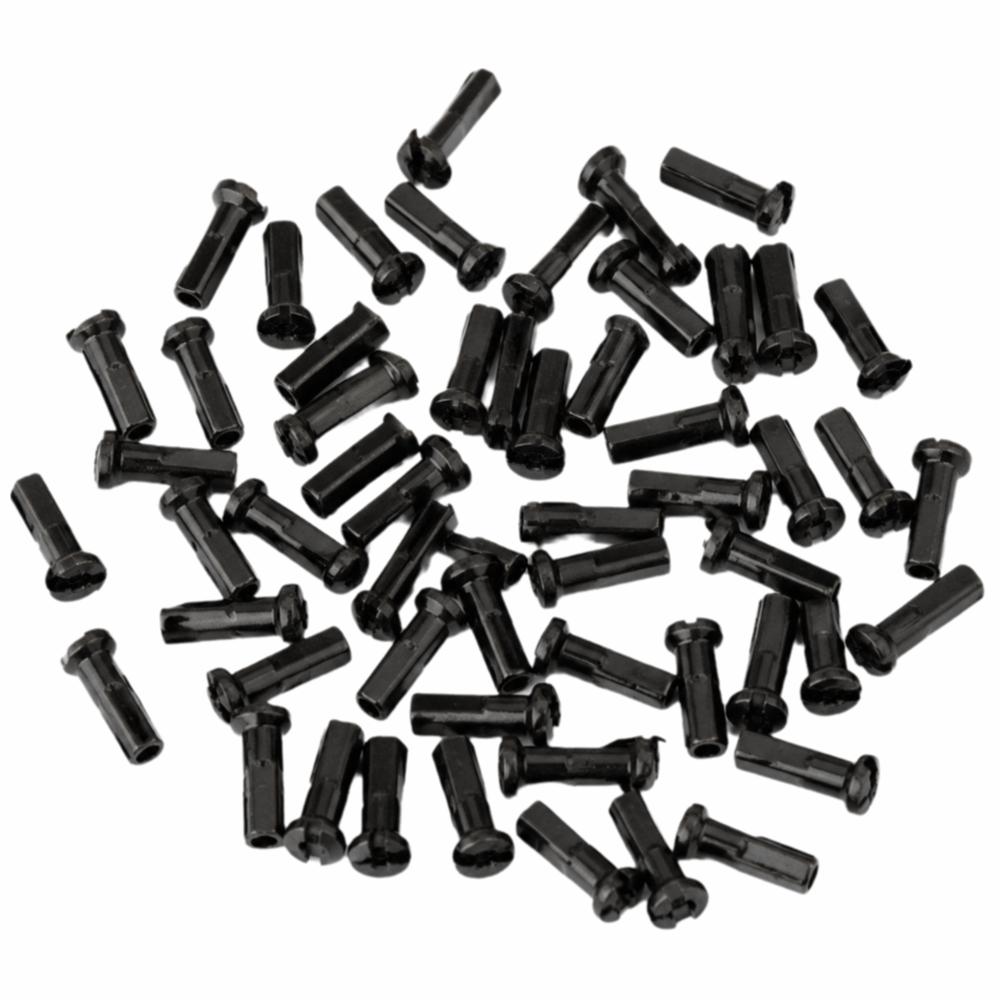 50PCS 14G Compatible Bike Spoke Nipples 14mm Length Spoke Nipples Durable Spoke Cap
