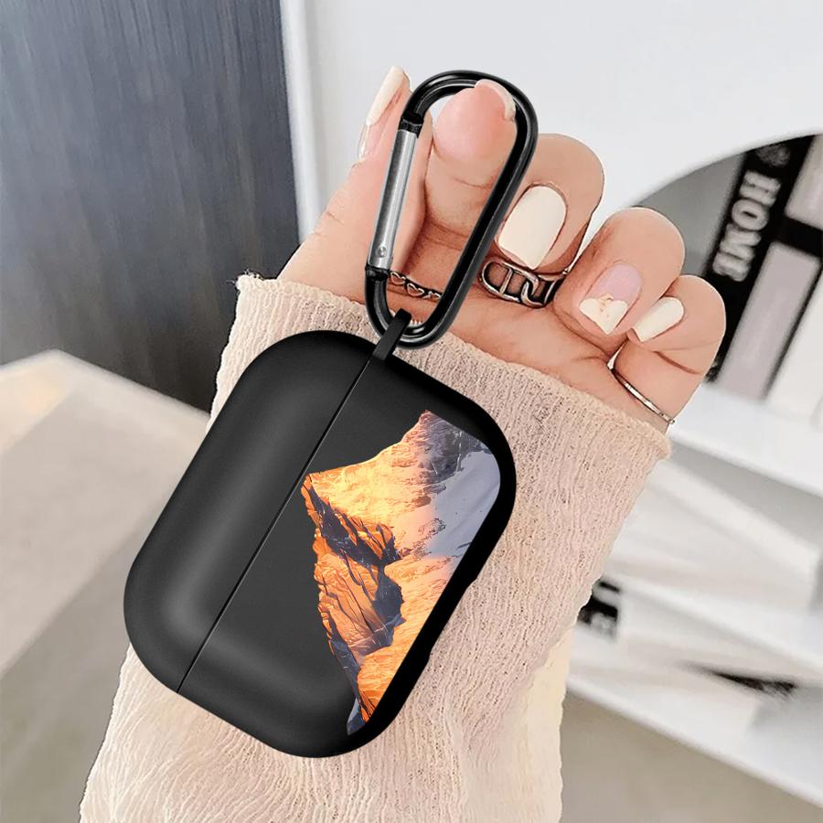 Earphone Cases Cover Case For Airpods 1 Pro2 3 Pro 2 Pro3 4 Snow Mountain Range
