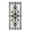 Stained Glass Window Privacy Film Vintage Decorative Frosted Static Cling Waterproof Reusable UV Sun Blocking Glass Sticker Cover