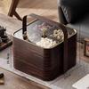 Vintage Chinese Style Wood Grain 3-Layer Candy Box