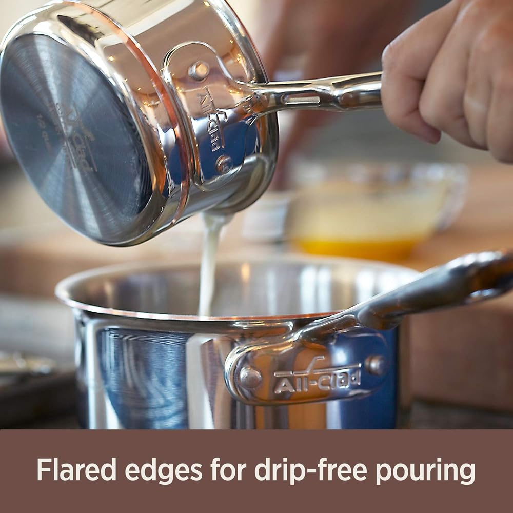 All-Clad Copper Core 5-Ply 10-Inch Fry Pan Dishwasher Safe Cookware Silver