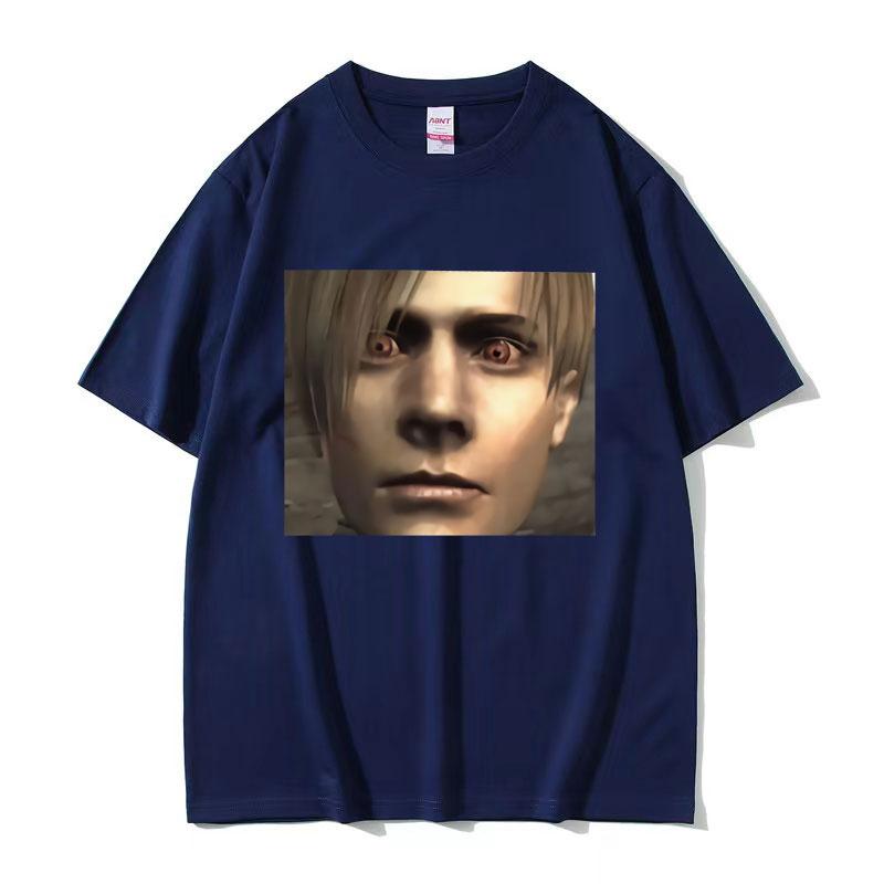 Leon S Kennedy Resident Evil Graphic T Shirt Unisexs Retro High Quality Fashion Tshirts Gothic Clothing Oversized Cotton Tshirt