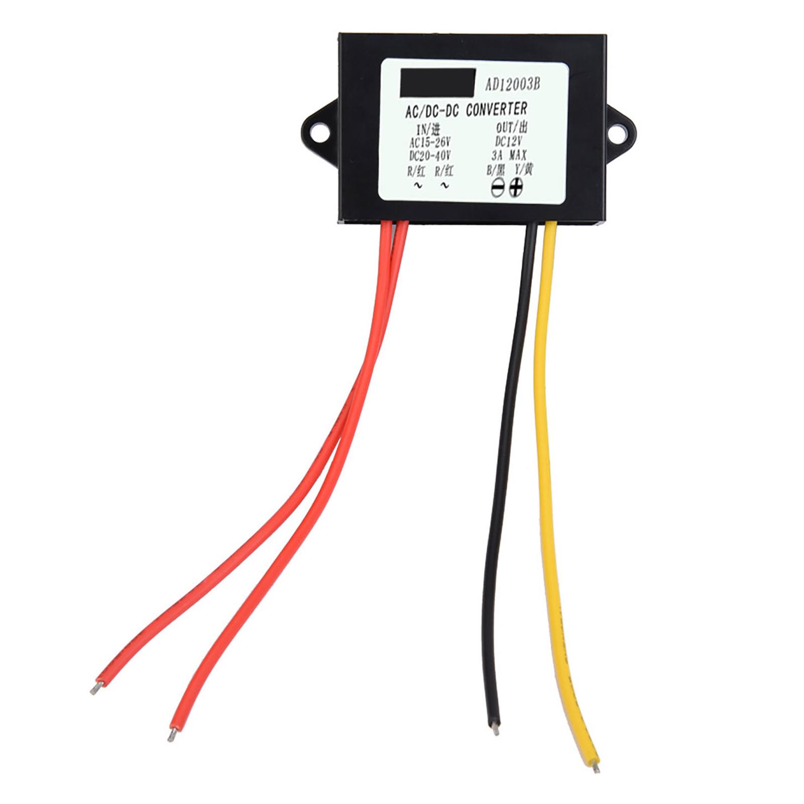 

AC24V DC12V Power Supply Module Converter Regulator for Car Audio 3A