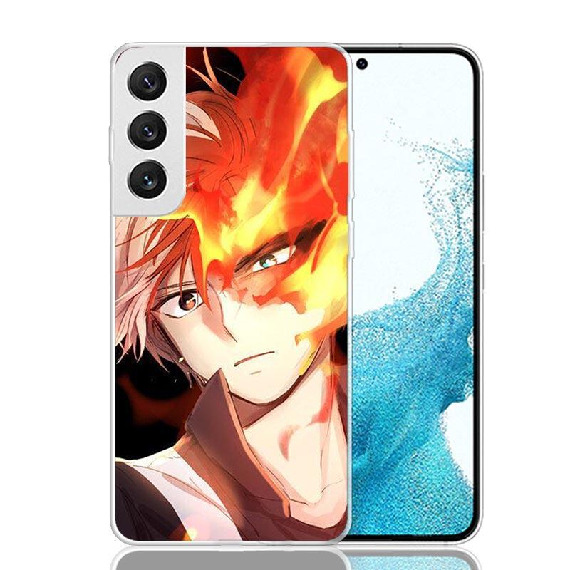 My Hero MHA Todoroki Shoto Phone Case For Samsung Galaxy S26 S25 Edge S24 S23 FE S22 Ultra S21 Plus S20 + Fundas Cover Coque Gal