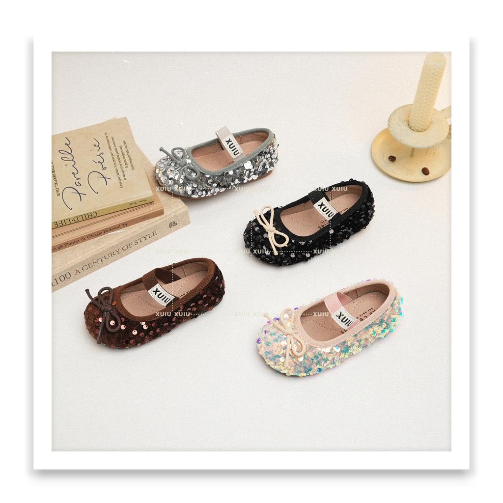 XSHX "Bling Bright" 25New Miao girls ball shoes leather shoes spring and autumn Velcro [Wenzhou shoes]