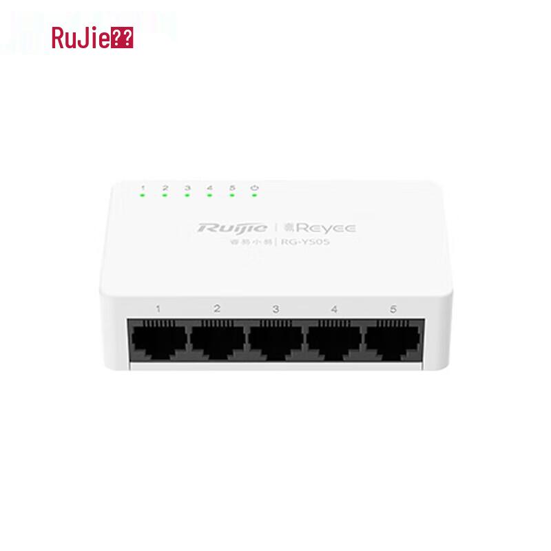 

Ruijie 5-Port 100M Unmanaged Ethernet Switch