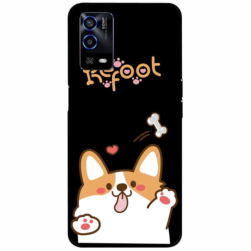For Oppo A55 4G Case 6.51'' Soft Silicone Protective Marble Phone Cover for Oppo A55 Case TPU Funda For OPPOA55 A 55 CPH2325 Bag