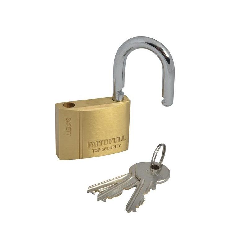 Faithfull Brass Padlock