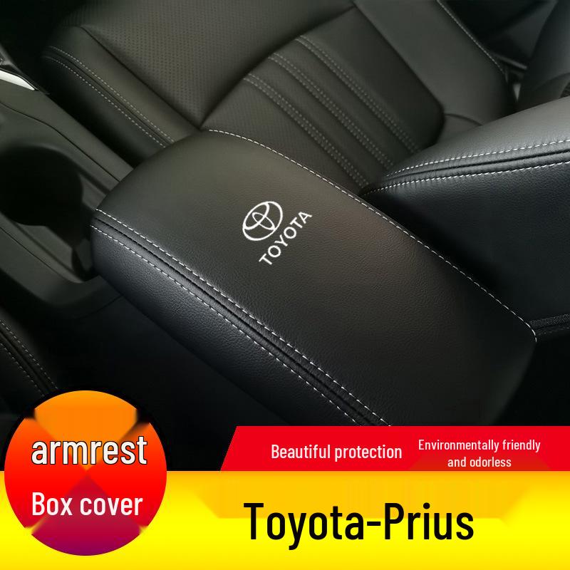 Toyota Prius 06-12 Leather Armrest Box Cover - Full Coverage Protection Pad